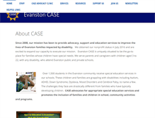Tablet Screenshot of evanstoncase.org